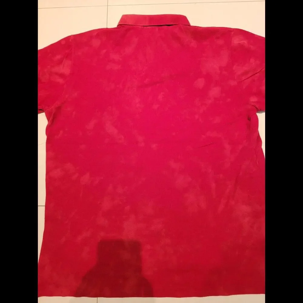 Polo Ralph Tie Dye Short Sleeve Golf Custom Fit Polo Shirt